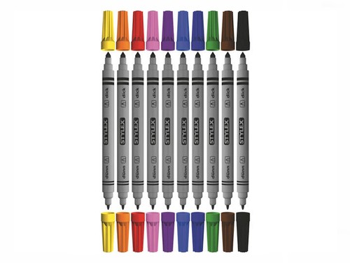 Zweispitz fasermaler - 5x, zweispitz-fasermaler