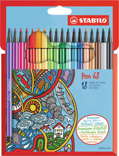 STABILO PEN 68 FASERMALER 18