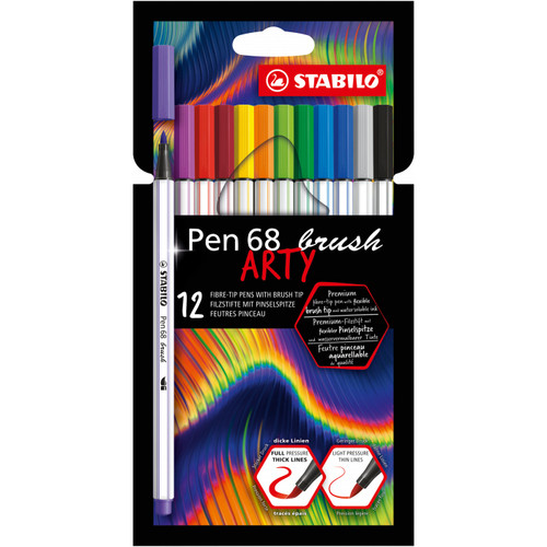 Stabilo pen brush arty - brush,