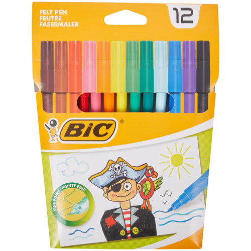 Bic filzstifte 12er - filzstifte, set