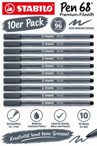 Stabilo pen filzstifte 10er - stabilo,