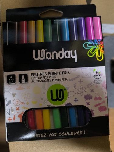 Wonday fasermaler 12er stifte - wonday,