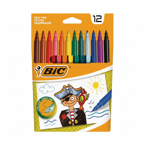 Bic filzstifte 12er set - bic,